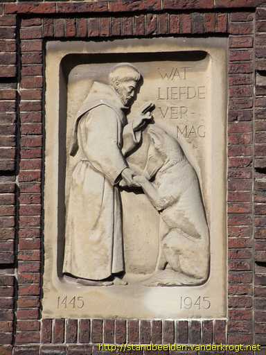 Leiden - Sint Franciscus met de wolf Gubbio