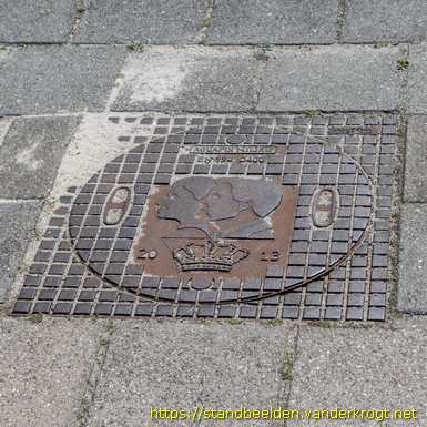 Stompwijk -  Kroningsdeksel Willem-Alexander en Máxima