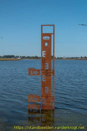 Stompwijk -  Peilschaal