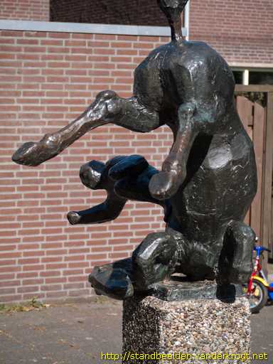 Maassluis -  Vallende ruiter