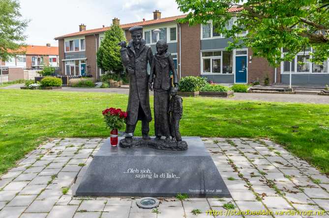 Moordrecht -  Monument voor de eerste generatie Molukkers