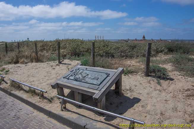 Noordwijk aan Zee -  Plaquette kustversterking