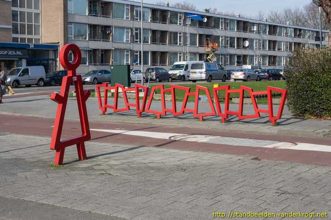 Rotterdam -  Attentiefiguren oversteekplaatsen