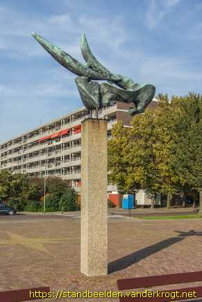 Vlaardingen -  Compositie ('Vliegend paard')