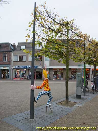 Voorschoten -  Vallende stripfiguur