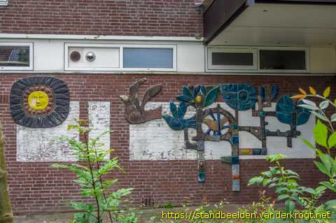 Voorschoten -  Keramisch reliëf