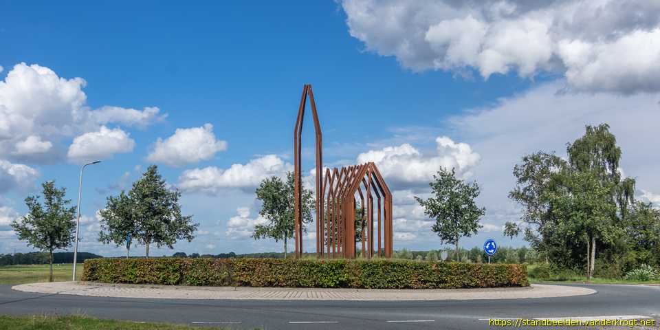 Hoogeveen - De kerk op de rotonde