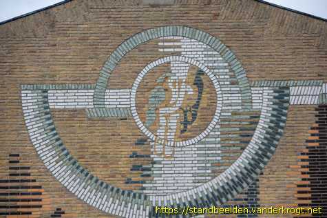 Surhuisterveen - Baksteenmozaïek De Flambou