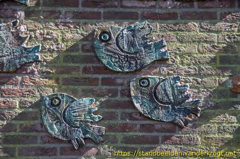 Hedel - Keramisch wandkunstwerk boom en vogels