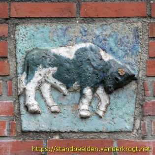 Groningen - Portiekdecoratie Tekens van de Dierenriem Amstelstraat