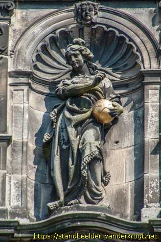 Groningen - Minerva, Scientia, Historia, Prudentia en Mathematica