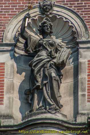 Groningen - Minerva, Scientia, Historia, Prudentia en Mathematica