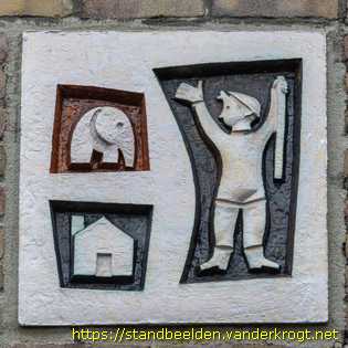 Groningen - Nillmij-geveldecoraties