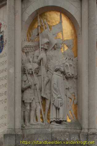 Breda - Engelbrecht I van Nassau en Johanna van Polanen (Nassau-Baroniemonument)