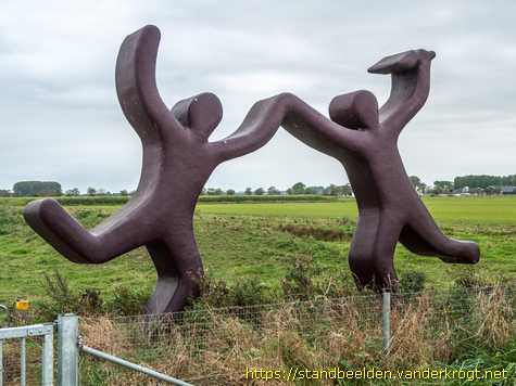 Haren - De Eenwording - Grenskunstwerk Oss-Ravenstein