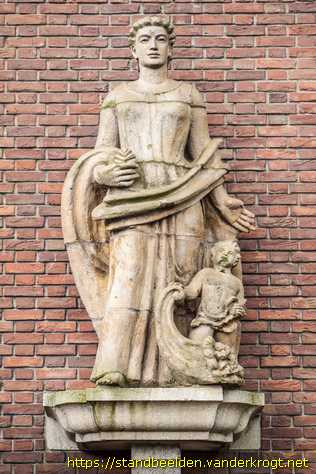Roosendaal - Allegorie op de spoorwegen en de welvaart