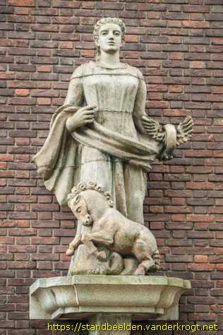 Roosendaal - Allegorie op de spoorwegen en de welvaart