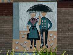 Rouveen - Spelende kinderen en dieren