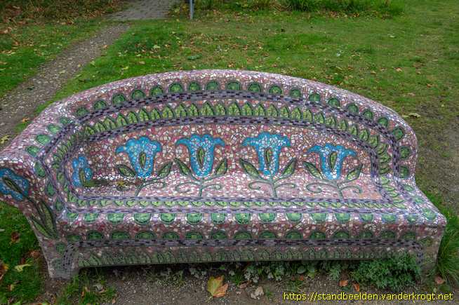 Delft - Social Sofa 'Blauwe bloemen'