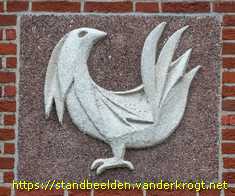 Den Haag - Portiekornamenten vogels en bloemen