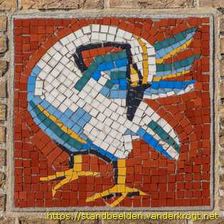 Den Haag - Mozaïeken vogels