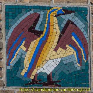 Den Haag - Mozaïeken vogels