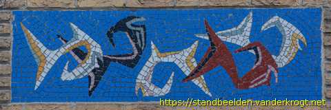 Den Haag - Mozaïeken vismotieven