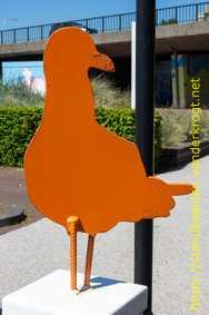 Den Haag - Meeuwen op meerpalen