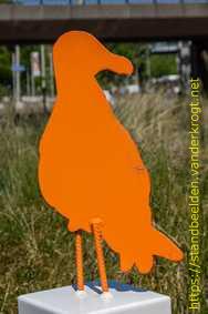 Den Haag - Meeuwen op meerpalen