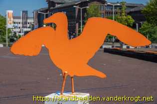 Den Haag - Meeuwen op meerpalen