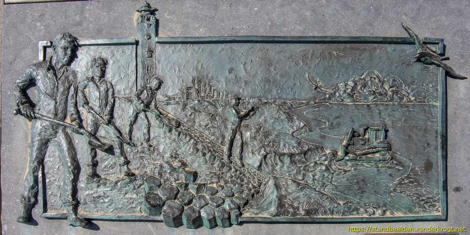 Noordwijk aan Zee - Plaquette kustversterking