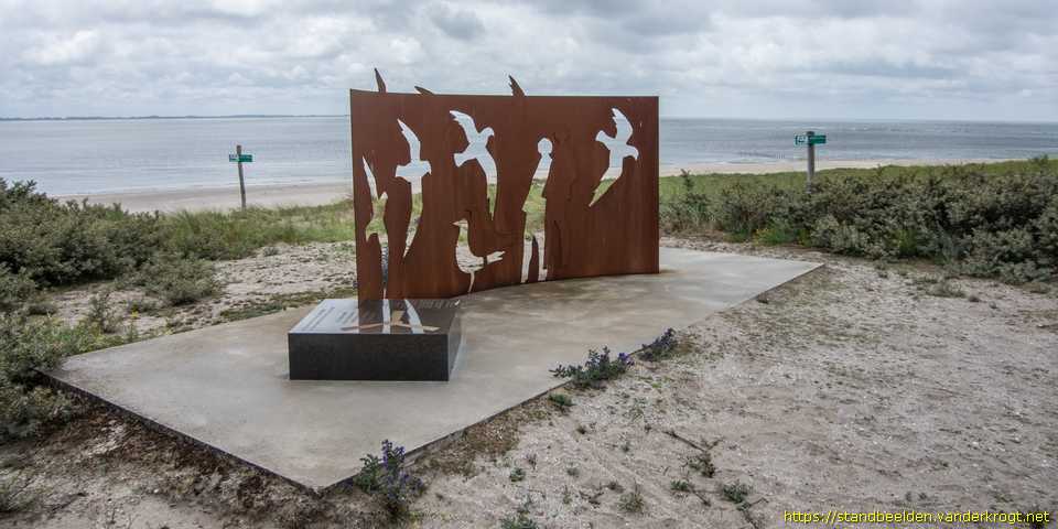 Rotterdam Maasvlakte - Vogels - Monument Helikopterongeluk