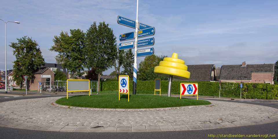 Stolwijk - Drie kazen en een klomp boter (wapen van Stolwijk)