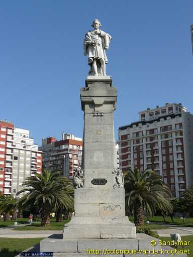 Mar del Plata /  Estatua de Cristobal Colón