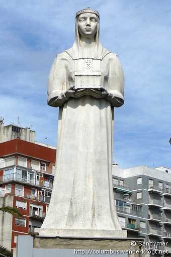 Mar del Plata /  Estatua de la Reina Isabel