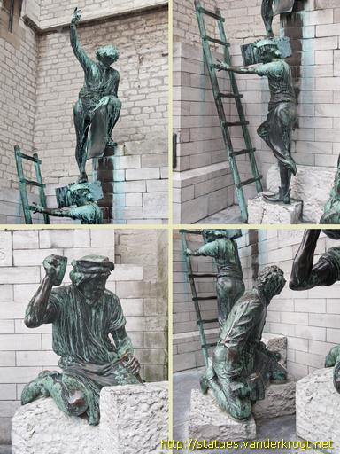Antwerpen /  Het monument van de Torenbouwer - Pieter Appelmans