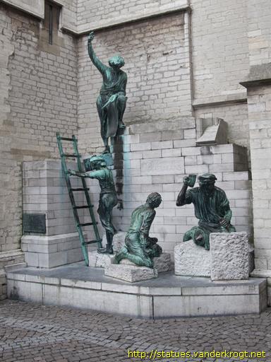 Antwerpen / Het monument van de Torenbouwer - Pieter Appelmans