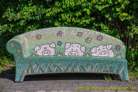 Achterbroek /  Social Sofa 'Bloemstraat'