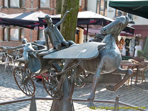 Brugge /  Zeus, Leda, Prometheus en Pegasus bezoeken Brugge