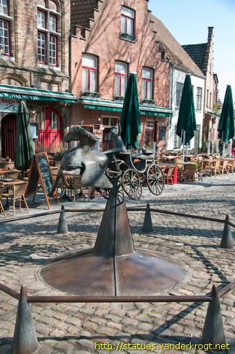 Brugge /  Zeus, Leda, Prometheus en Pegasus bezoeken Brugge