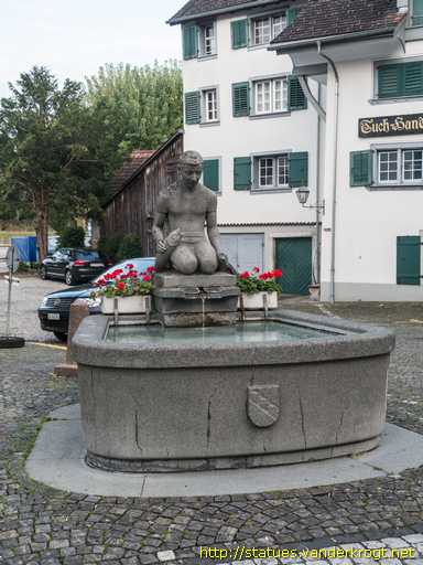 Rheineck /  Junge mit Fisch