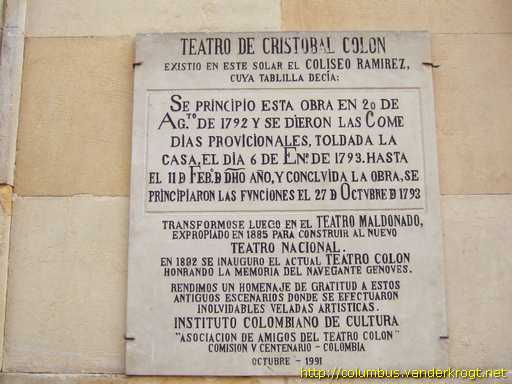 Bogotá /  Teatro de Cristóbal Colón