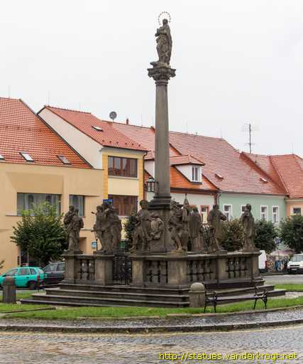 Písek /  Marianské morové sousoší