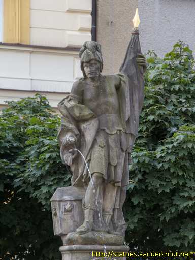 Svitavy /  Fontána Svatého Floriana