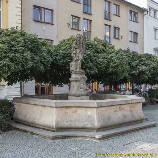 Svitavy /  Fontána Svatého Floriana