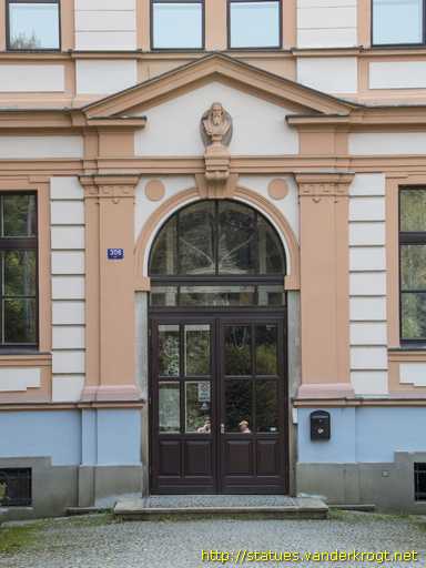 Polička /  Jan Amos Komenský a dva neznámé muže