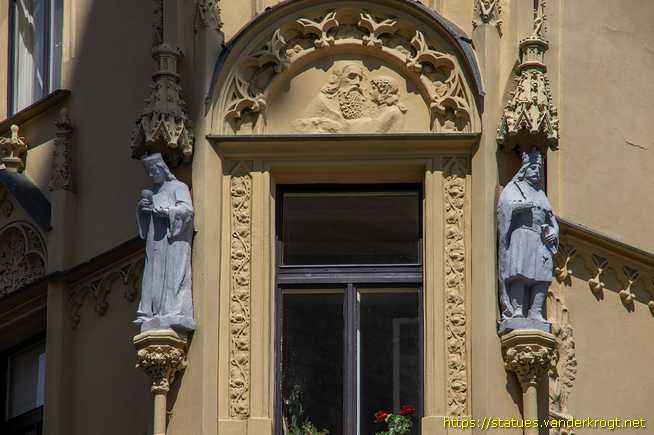 Praha /  Husitský kněz a Jiříi z Poděbrady