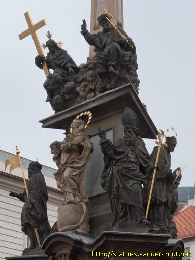 Praha /  Morový Sloup Nejsvĕtĕjší Trojice