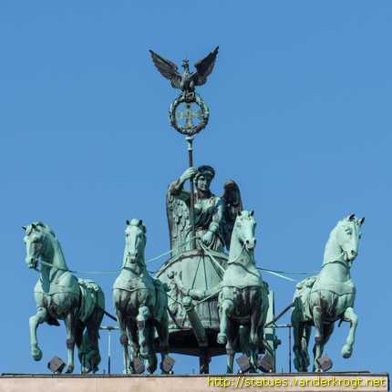 Berlin /  Quadriga auf dem Brandenburger Tor