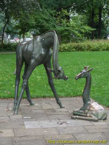 Berlin /  Zwei Giraffen